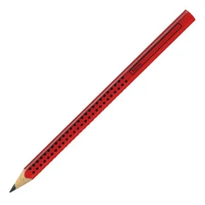 Graphitstift Faber-Castell Grip Jumbo rot, Härte B 111921